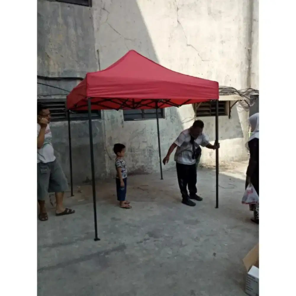 TENDA MATIC 1.5 X 1.5 Diameter Besi 0.8mm Kokoh