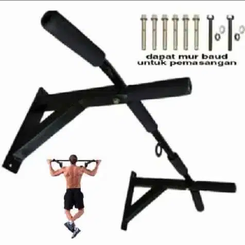 Pull Up Chin Up Bar Dinding 6 Grips