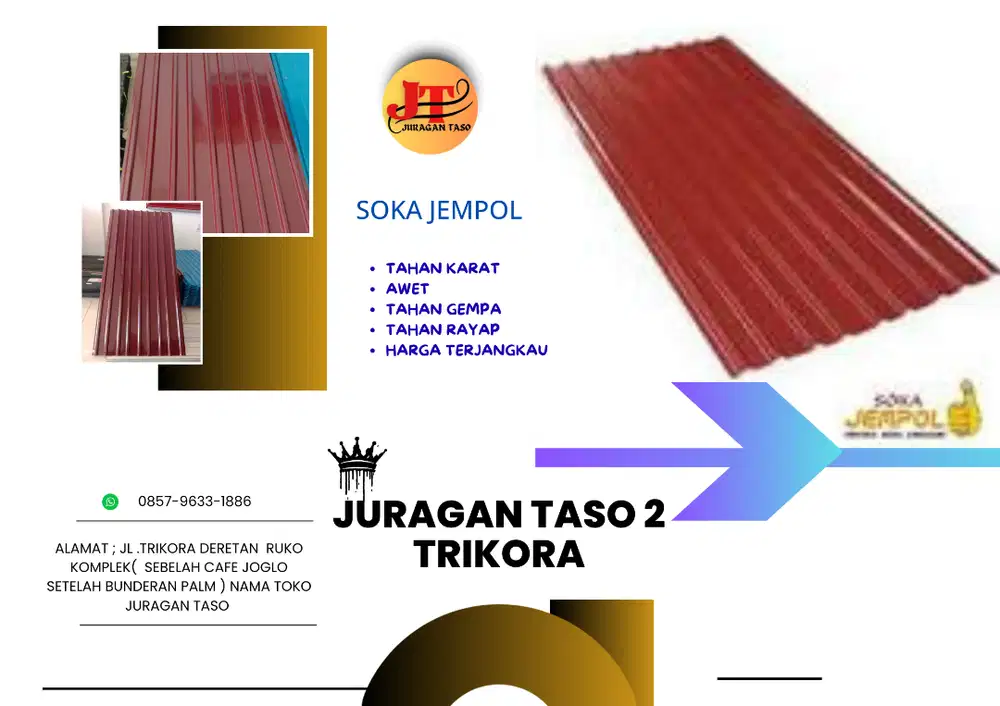 Atap Bajaringan Soka Jempol