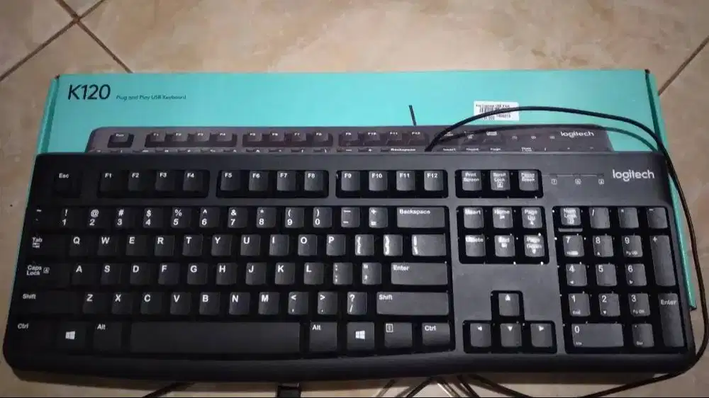 keyboard logitech k120 second like new