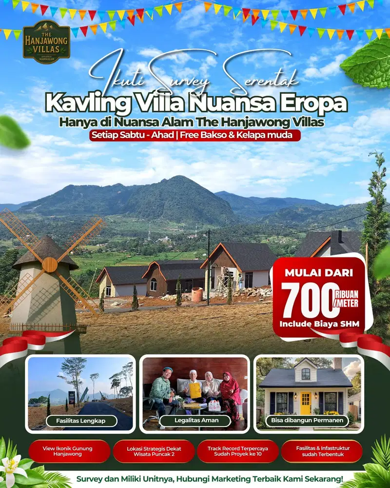 KAVLING EROPA VIRAL TERBAIK DIBOGOR HANYA 700RB/m²