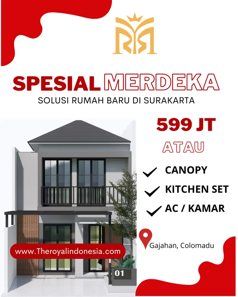 ( MERDEKA ) Wujudkan Kebebasan Punya Rumah Baru di Surakarta