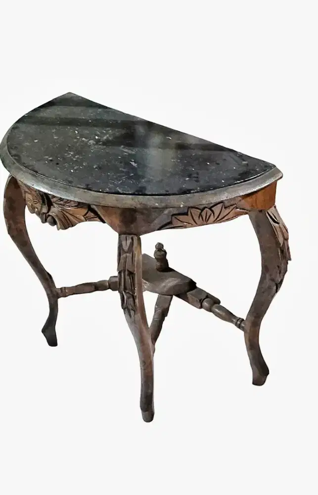 Meja konsol dan kursi meja panjang