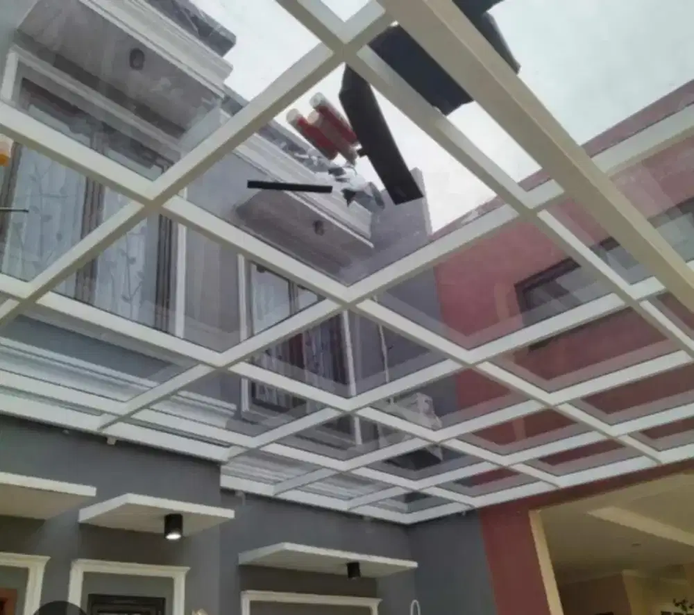 Kanopi solarflat minimalis