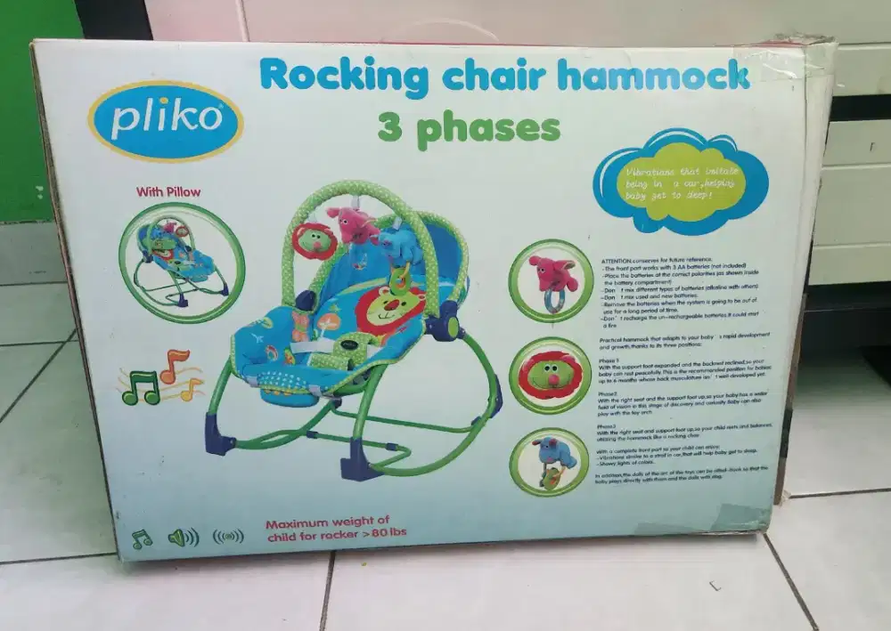 Pliko Rocking Chair Hammock/Baby Bouncer