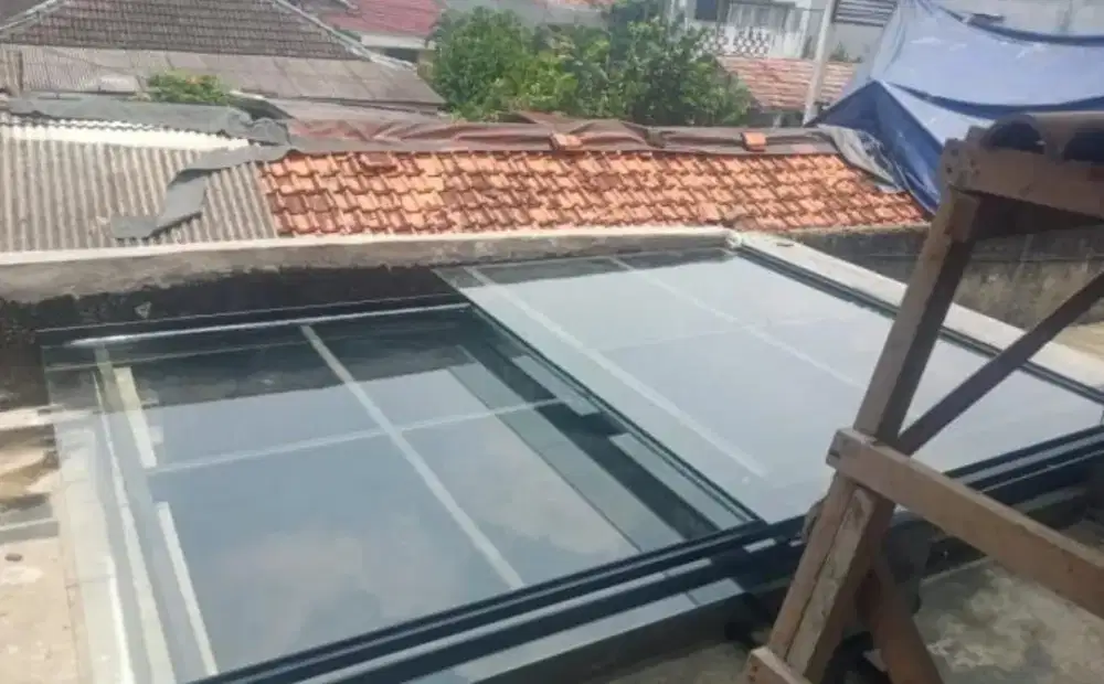 Kanopi sliding buka tutup otomatisa