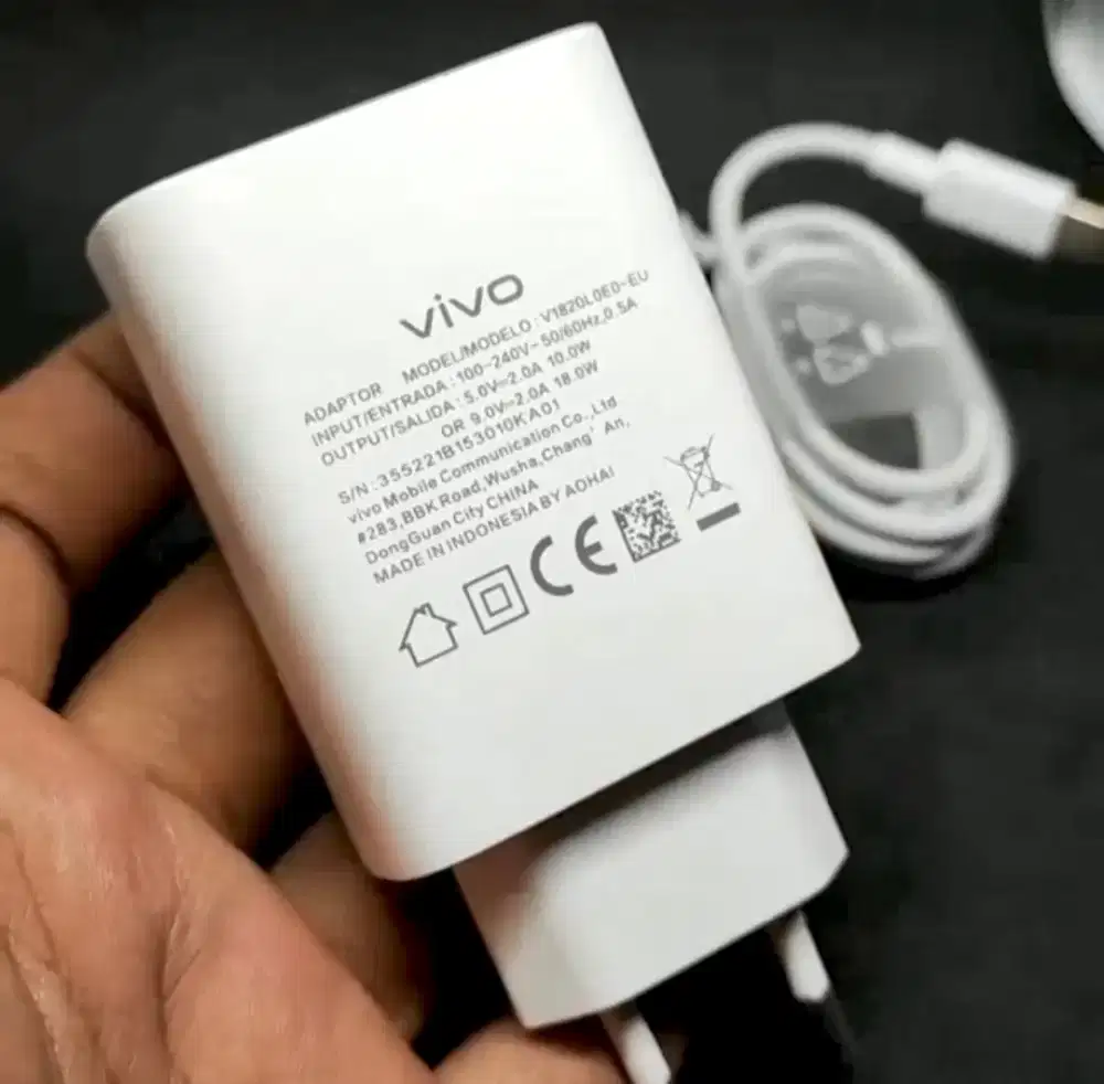 Jual charger original bawaan hp vivo y19s