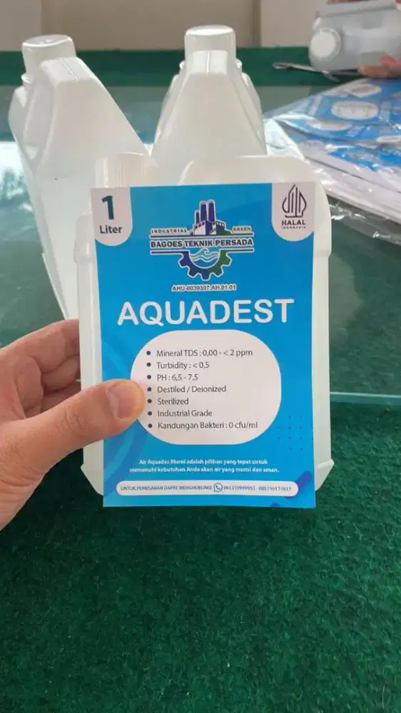 Aquadest steril 20 liter