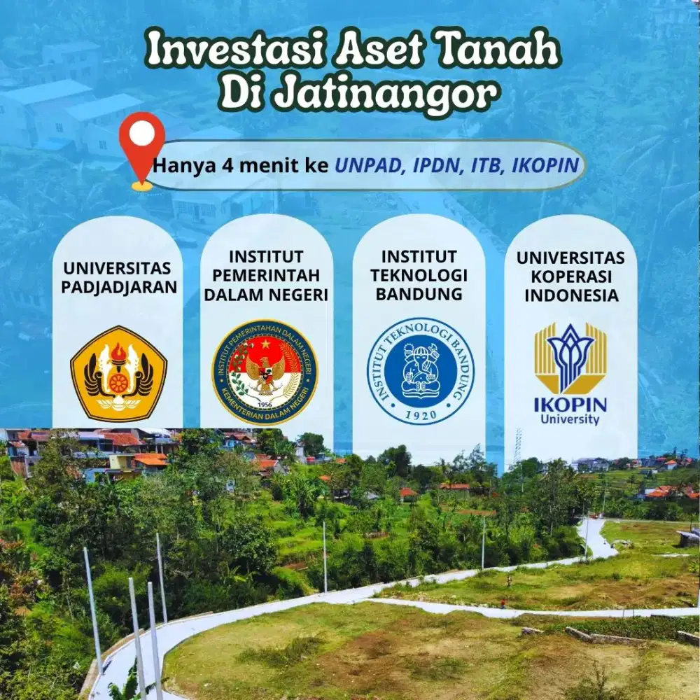 Tanah Siap Bangun lokasi jatinangor cocok untuk kost-kostan