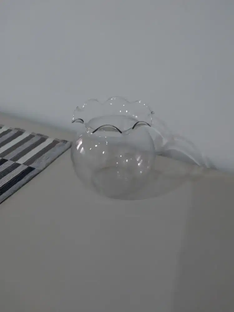 Aquarium bulat Fishbowl Kaca