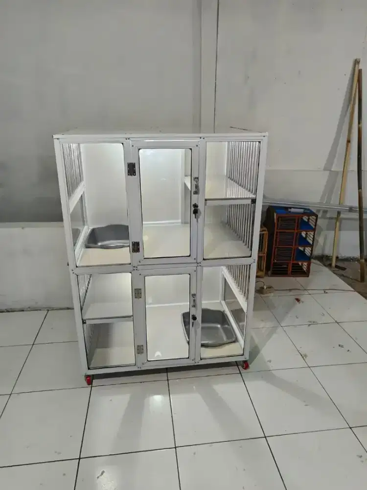 Kandang kucing Aluminium