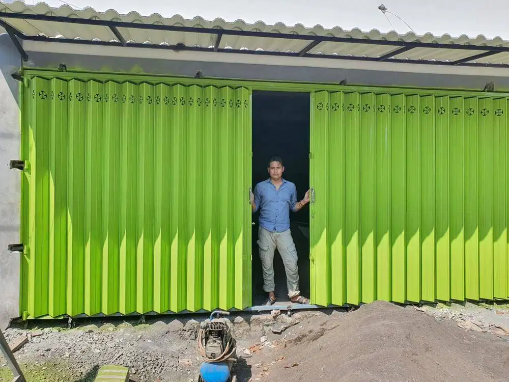 JUAL! Pintu Harmonika Lipat Besi
