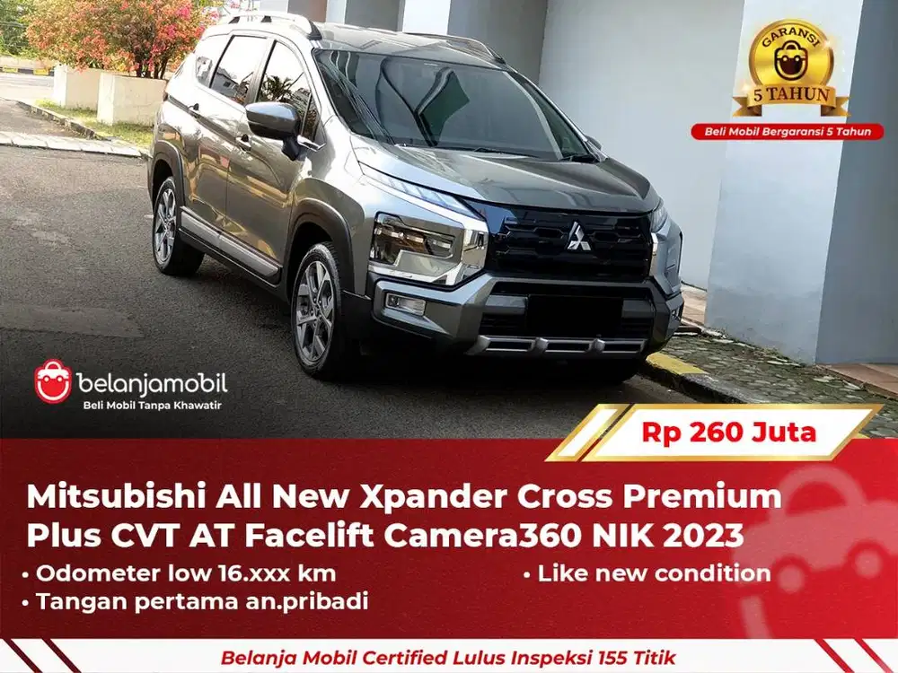 [GARANSI 5TH] Mitsubishi All New Xpander Cross Premium Plus 2023/2024