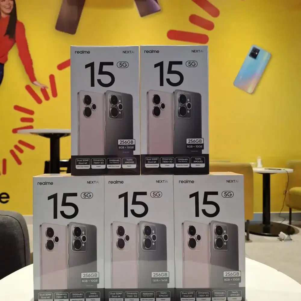 READY SEKARANG REALME 15 5 GSERES YA./KREDIT/PAYLATER/KTP