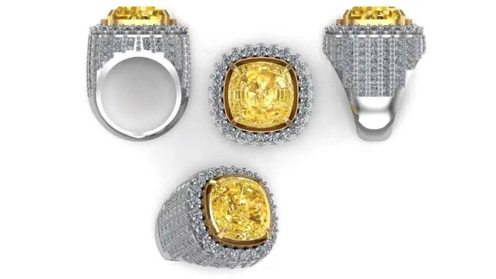 Dijual cincin berlian 30,06 crat memo GIA