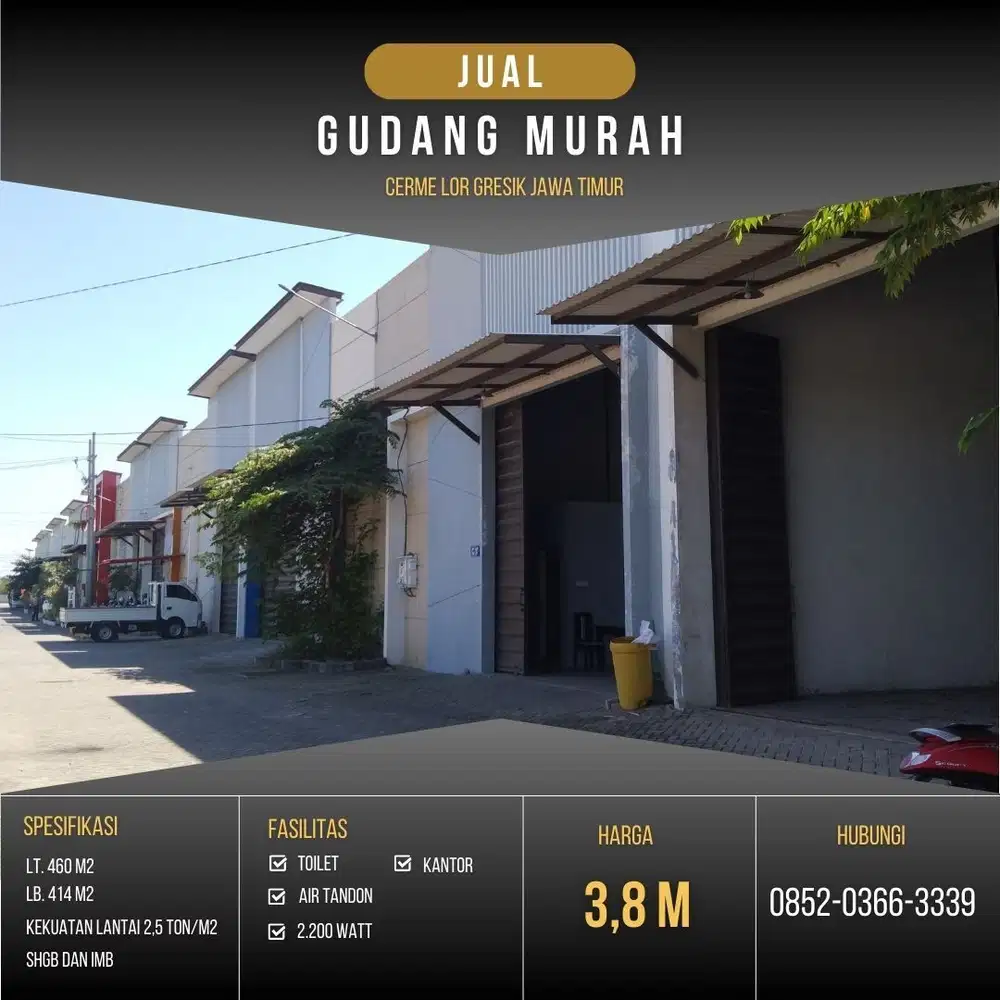 gudang Prambanan Bizland samping tol cerme kendaraan 40 feet masuk