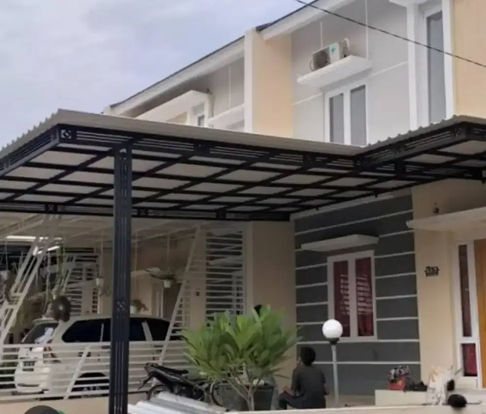 Kanopi alderon minimalis moderen