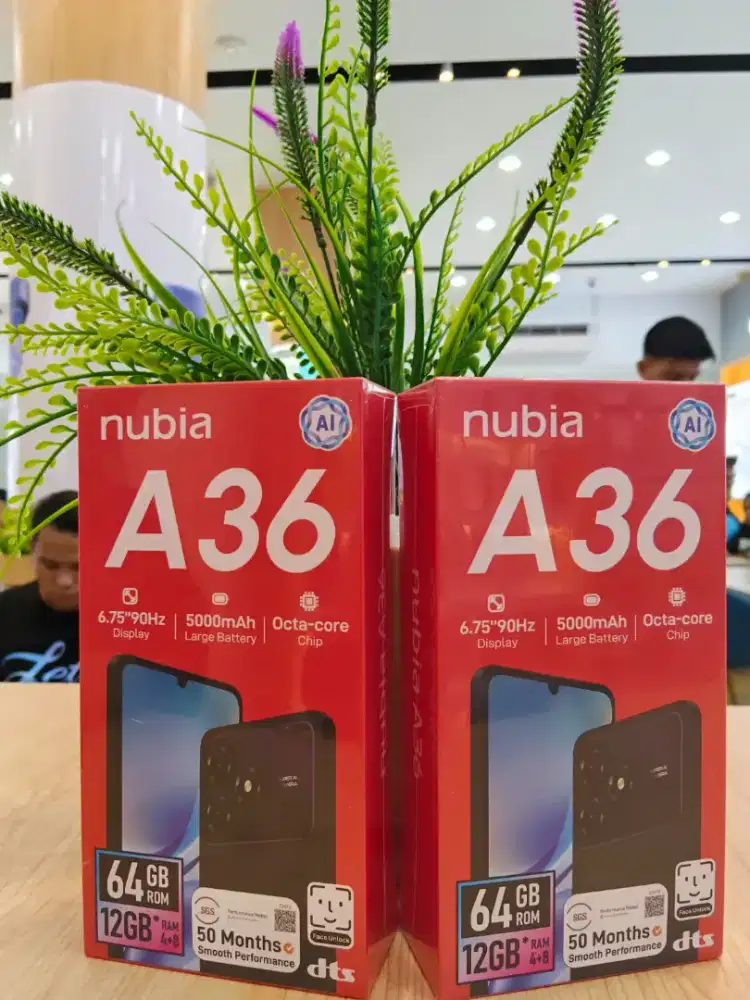 PROMO NUBIA BARANG BARU, BERSEGEL RAM 4+8 /64GB