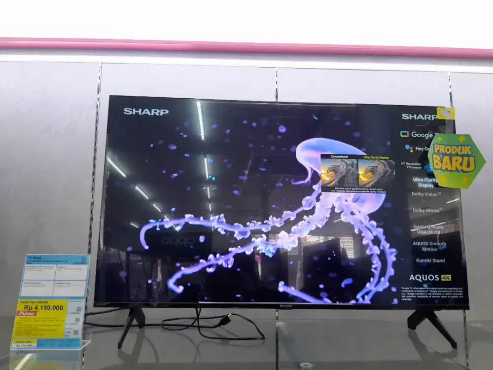 TV Sharp 43inch 4K Google TV | Promo Cicilan Berkesempatan 0%
