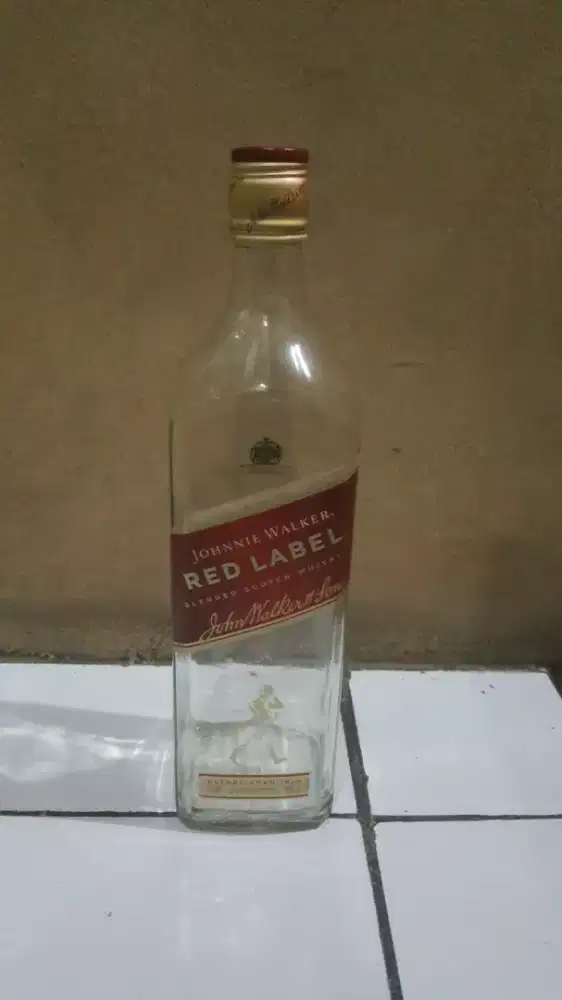 Jual botol bekas red label
