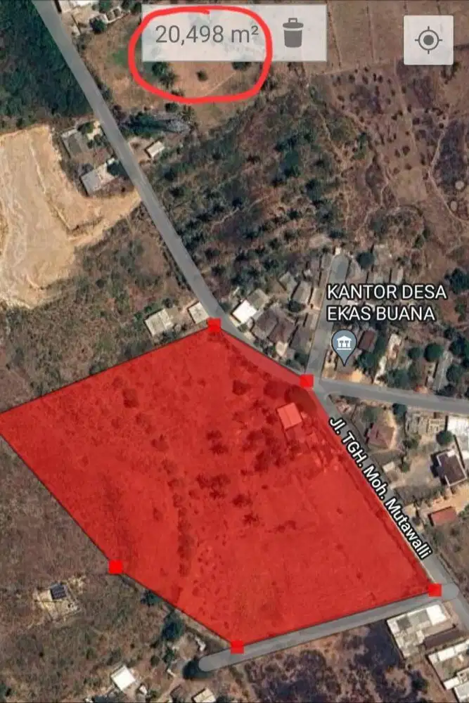 Dijual Tanah Jerowaru Lombok Timur Nusa Tenggara Barat