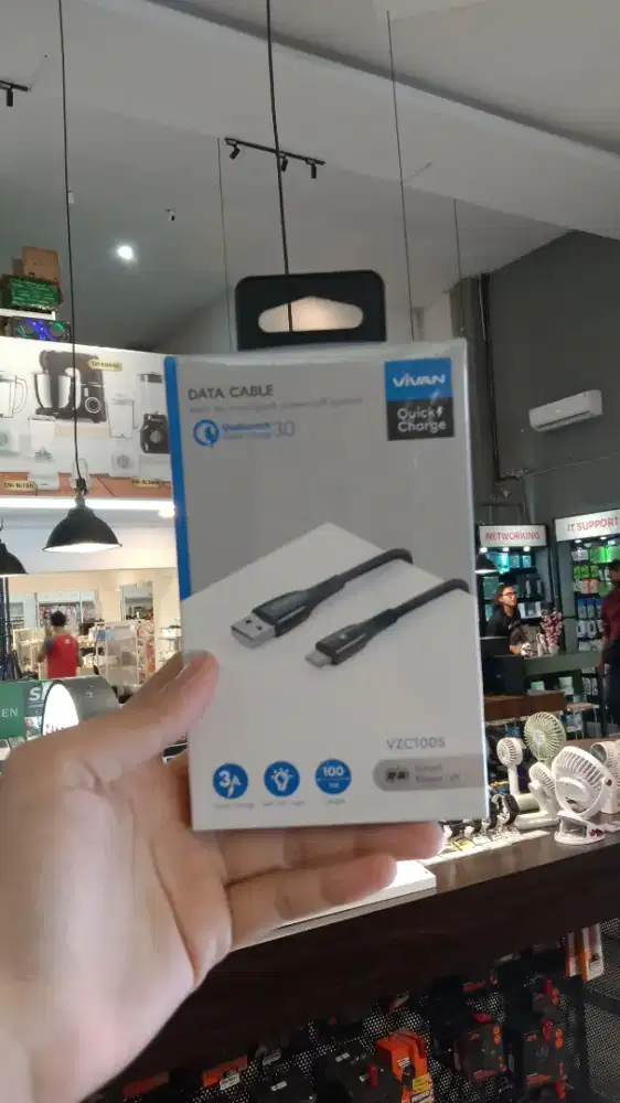 Kabel Data Vivan VZC100S Type C Smart Chip Outomatic Power Off