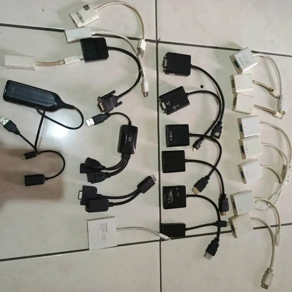 Take All 23 pcs Kabel Konverter Berbagai Tipe