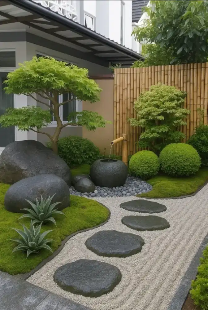 Pembuatan Taman Nuansa JAPAN