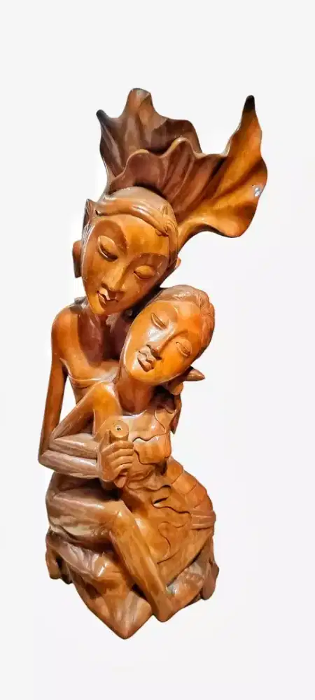 2 patung Kayu Bali