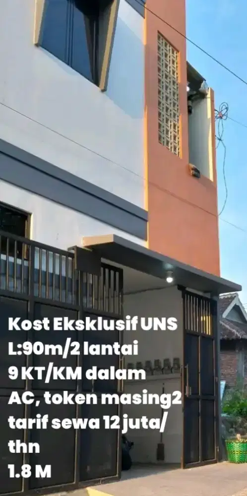 Dijual kost Eksklusif UNS