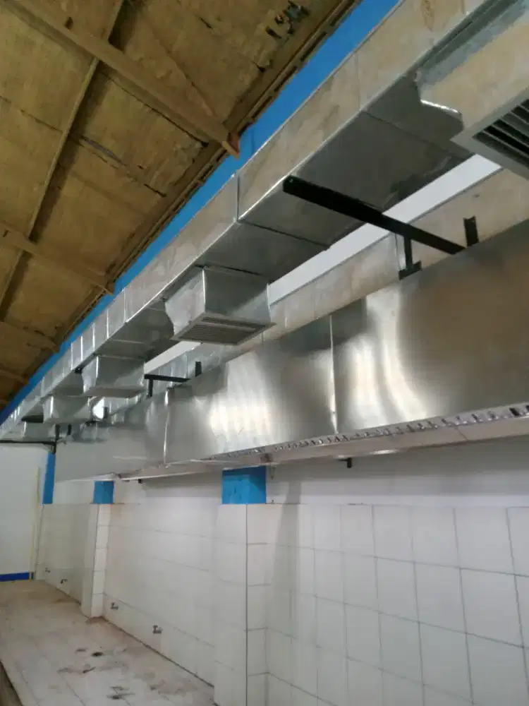 Yudistira Fabrication - Instalisasi Ducting Kitchen Hood dll