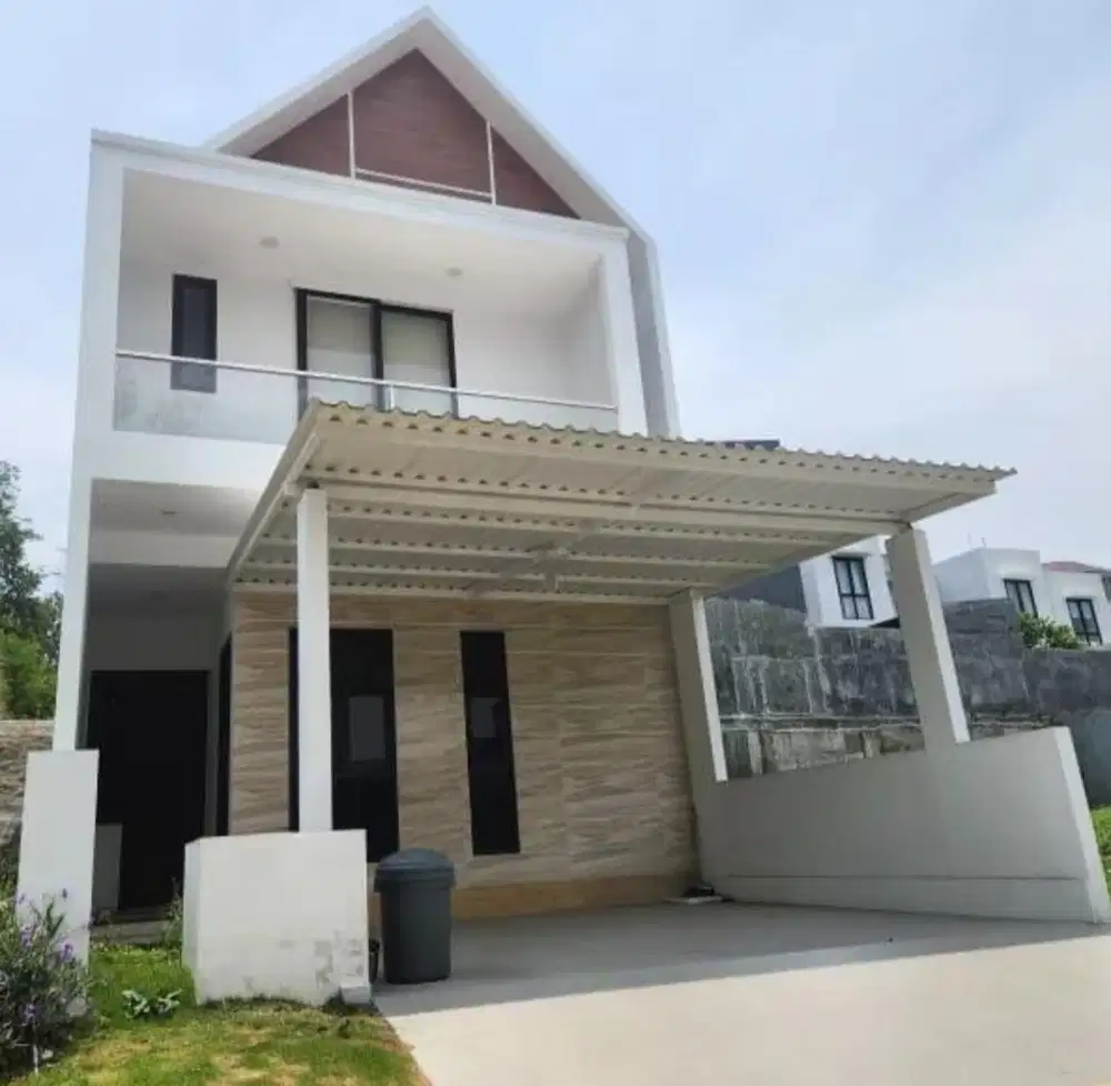 JUAL Rumah Semi Furnished Lantai Full Marmer di CitraSun Garden Semarang