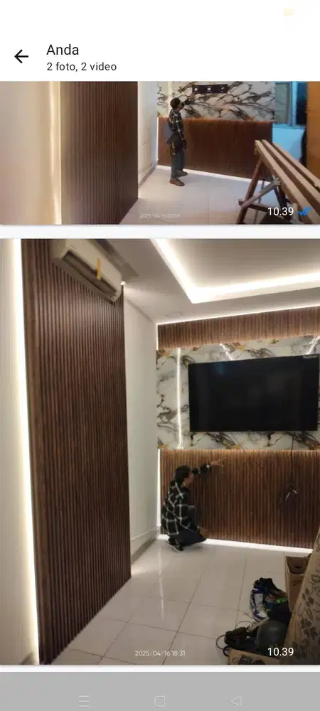 Ahlinya pasang plafon gypsum dekorasi kantor panggillan