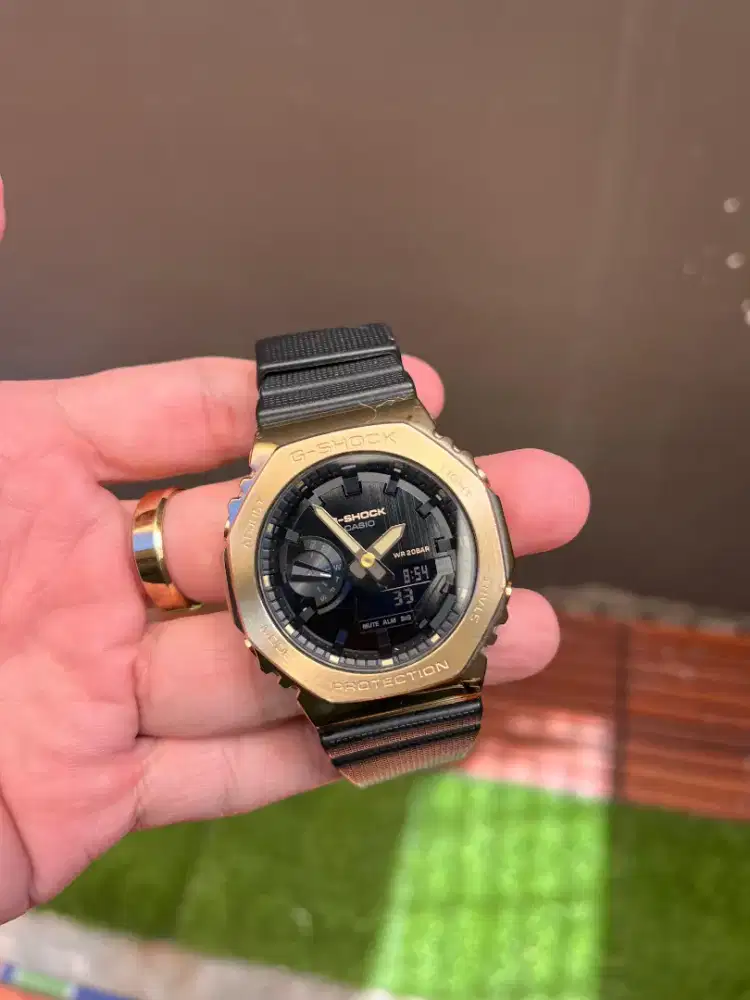 Jam tangan casio gshock oak gold gm2100