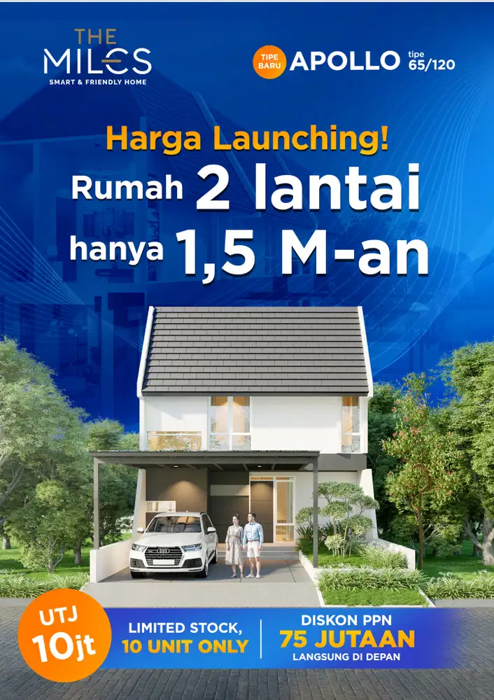 rumah impian kini jadi kenyataan, berlimpah fasos dan fasum : BSB cluster the miles