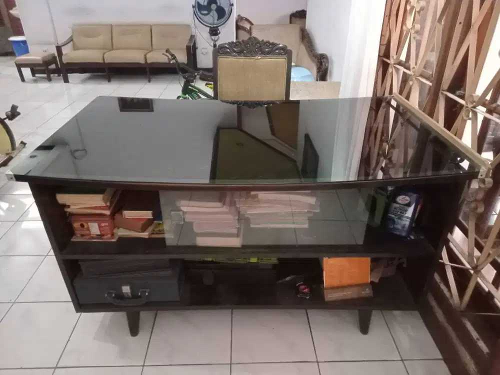 Meja Kerja Jati Antik/Vintage Murah