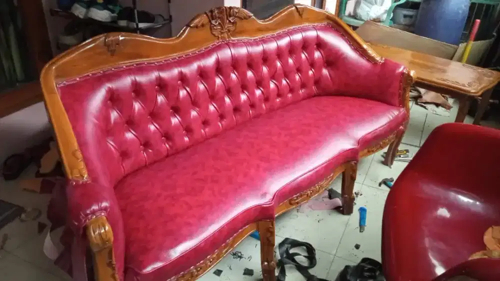 Sofa service & custome ganti cover + tambah busa terdekat