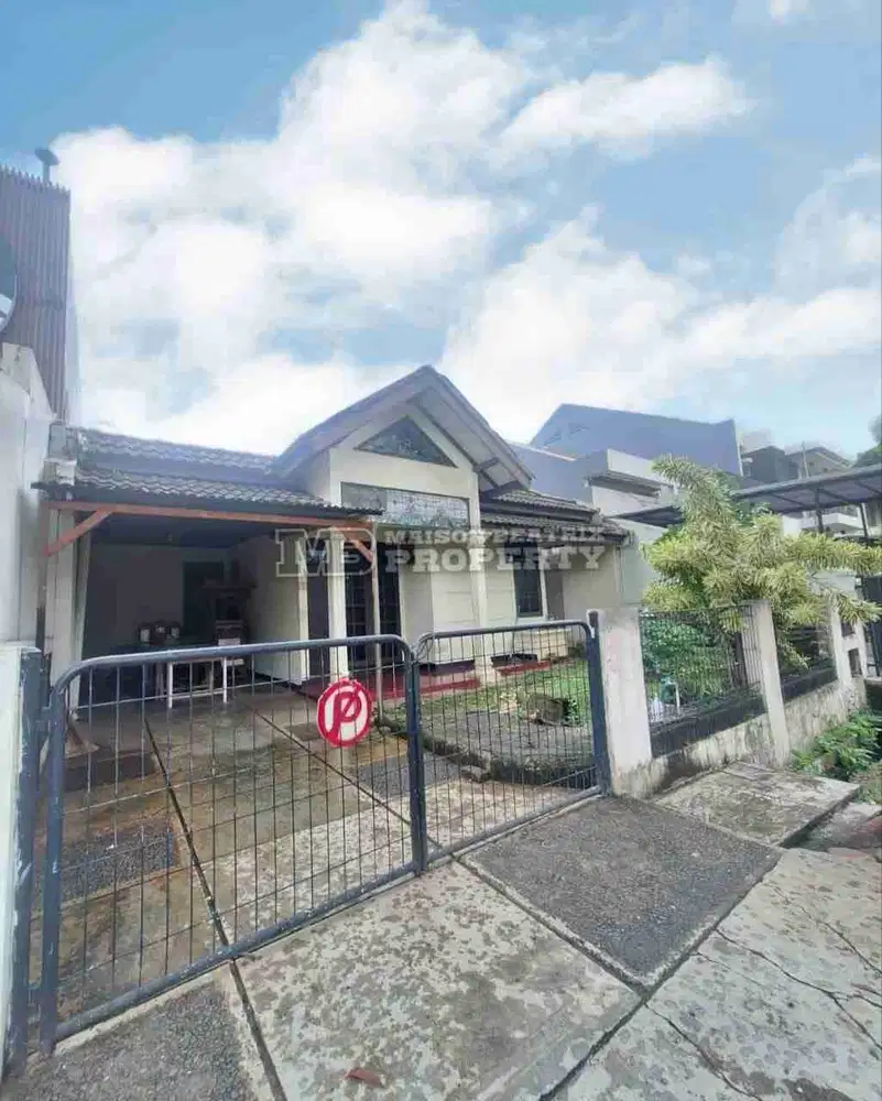DIJUAL RUMAH HITUNGAN TANAH 1LANTAI PINGGIR JALAN BISA UNTUK USAHA, GRIYALOKA BSD