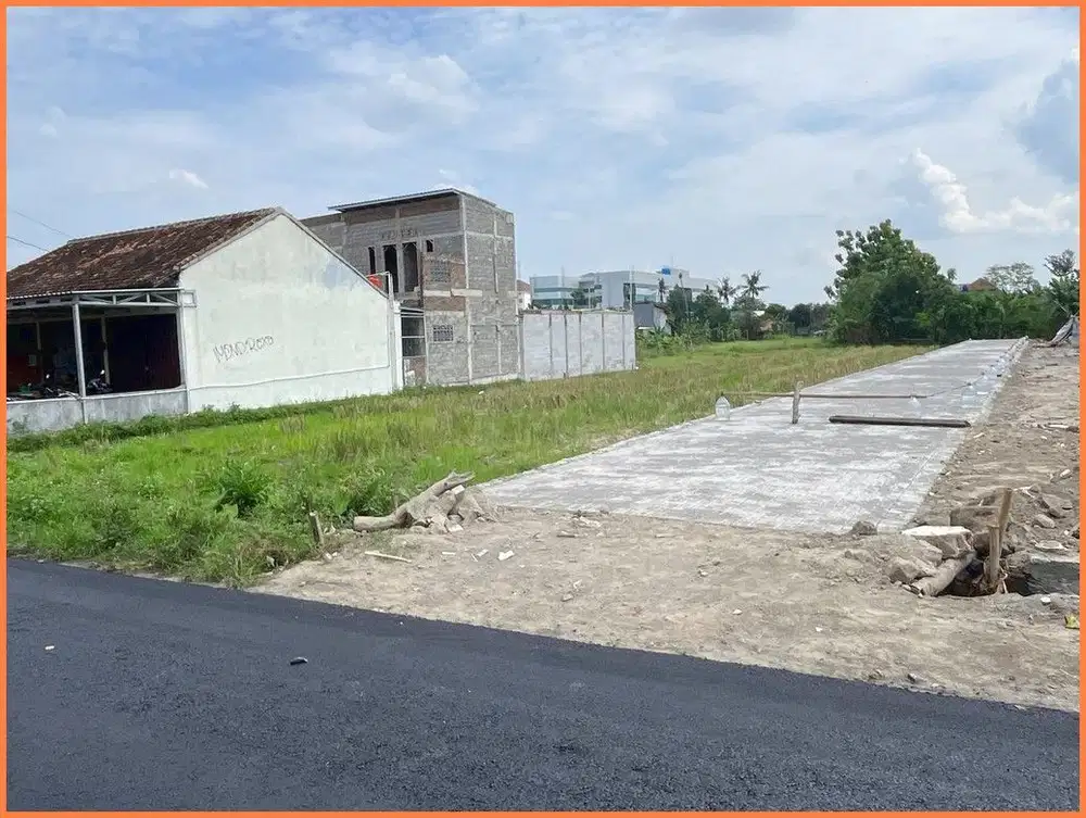 Jl. Turusan Permai Banyuraden Jual Tanah Jogja Sertifikat SHM 8 Menit Alun Alun Utara