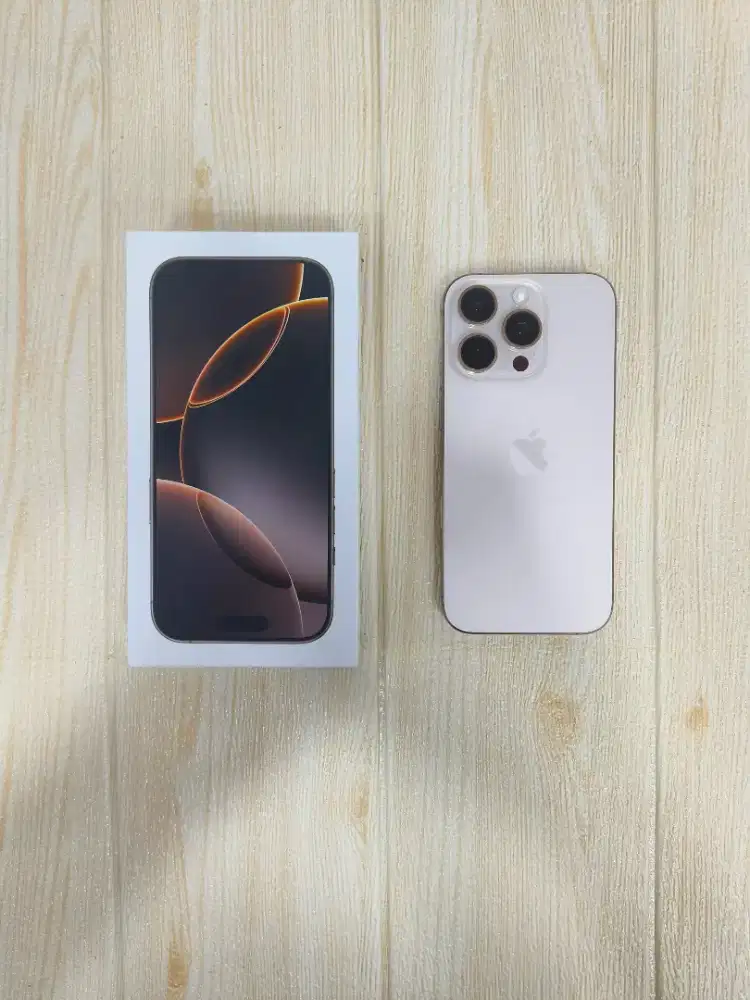 ( Second ) IPhone 16 Pro 512GB - Desert | Dual SIM | Fullset Original