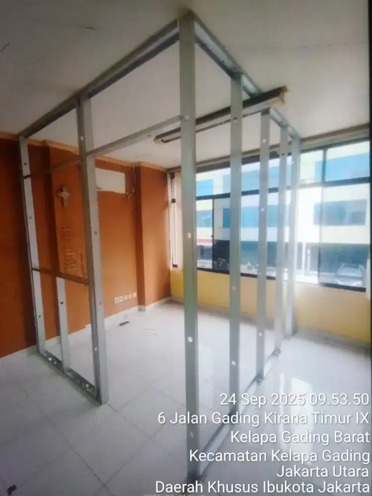 Dekorasi spesialist gypsum murah 20rb/m2 rata bebas gelombang