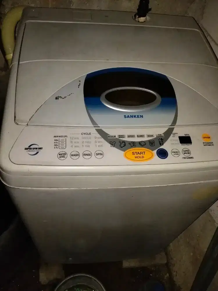 Mesin cuci 1 tabung Sanken 8kg