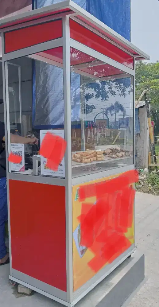 Gerobak Etalase gorengan