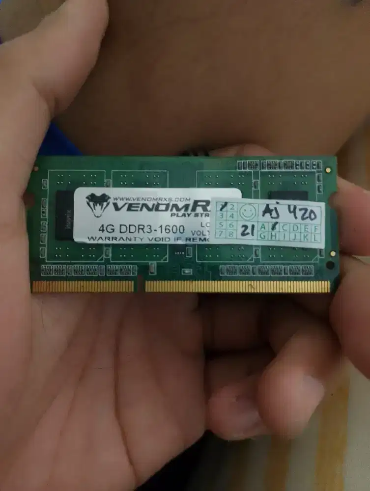 Ram laptop DDR3 4gb