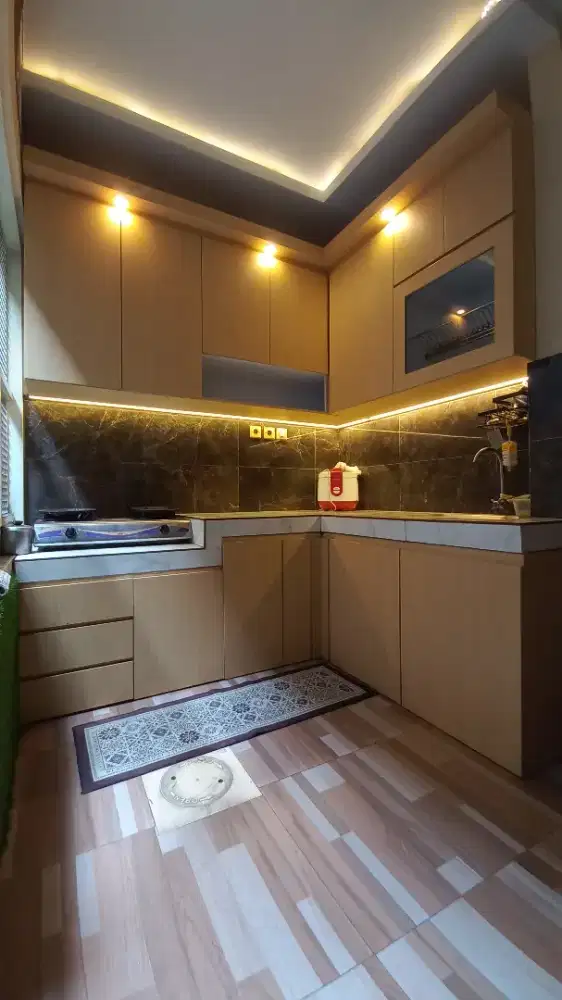 Kitchen set , partisi , wardrobe , pagar , kanopi