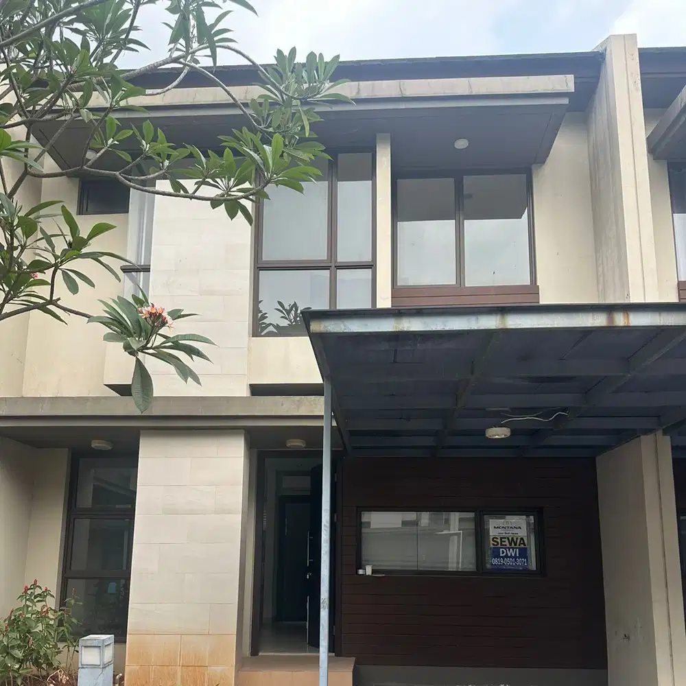 Disewakan Rumah Cluster Aksara Vanya Park BSD