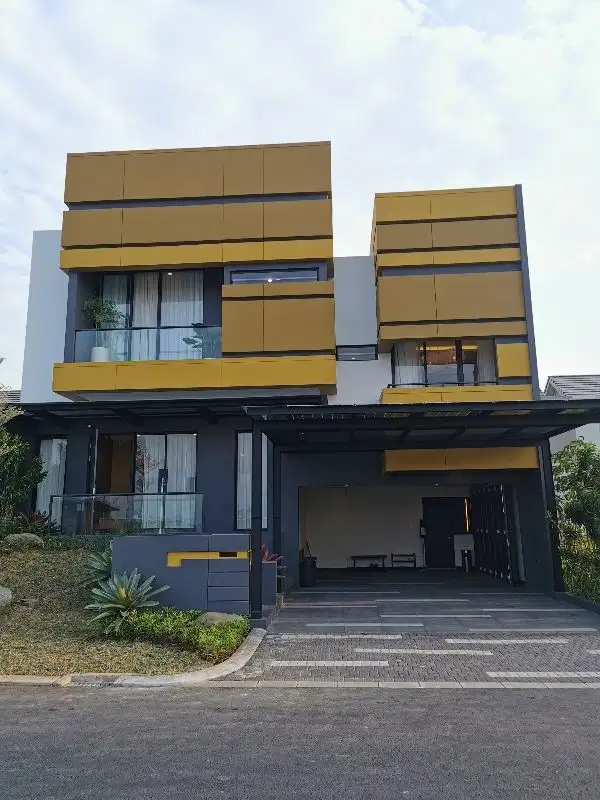 DIJUAL RUMAH BARU VIEW DANAU CLUSTER MOZART GADING SERPONG