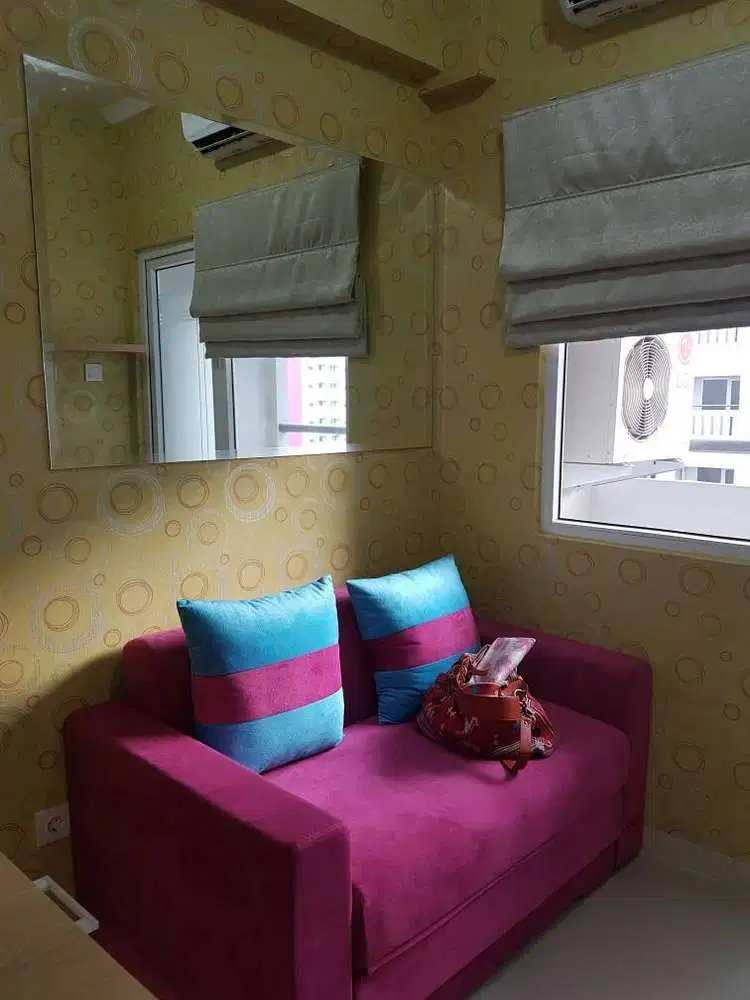 Disewakan Apartemen Green Pramuka Tipe 2 Kamar Furnished Diatas Mall