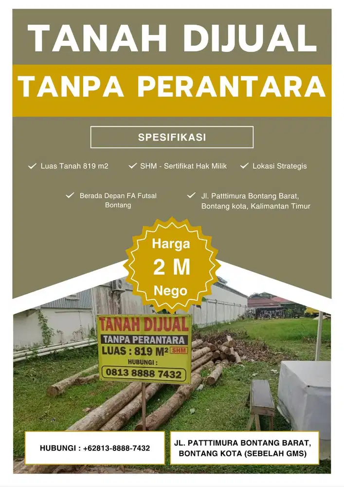DIJUAL TANAH STRATEGIS ! ! !