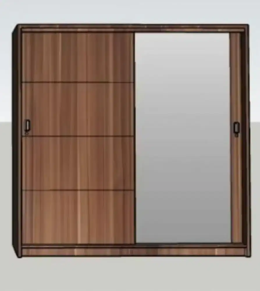 LEMARI PAKAIAN JUMBO MODERN MINIMALIS ORDER CEPAT 2X2 MTR